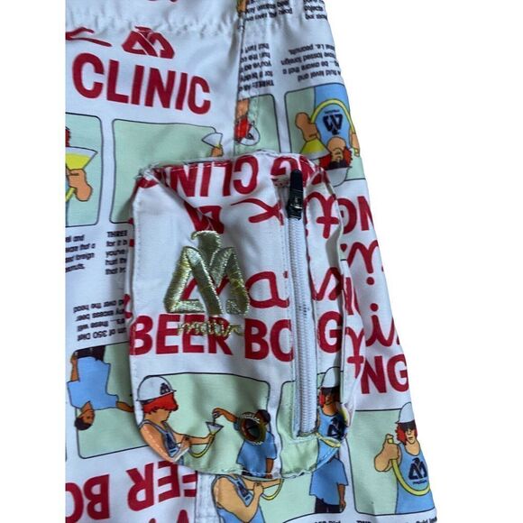 Matix Board Shorts Men’s 38 Beer Bong Clinic Military Party NWT - Picture 8 of 9